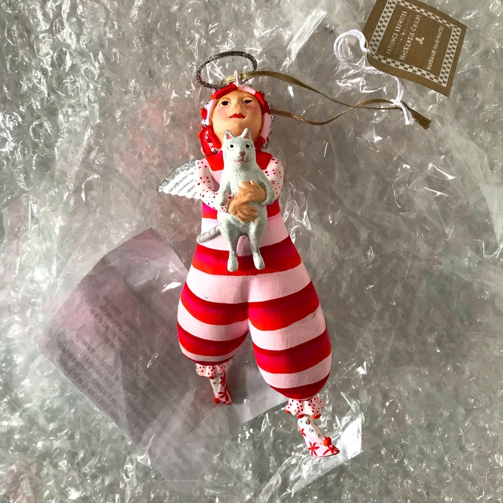 Patience Brewster Kitty Paradise Angel Ornament